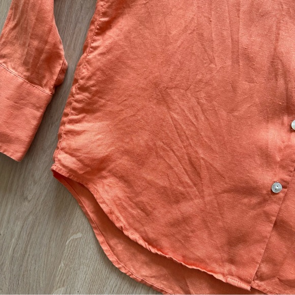 Mango Linen Button Down Shirt - Picture 7 of 10